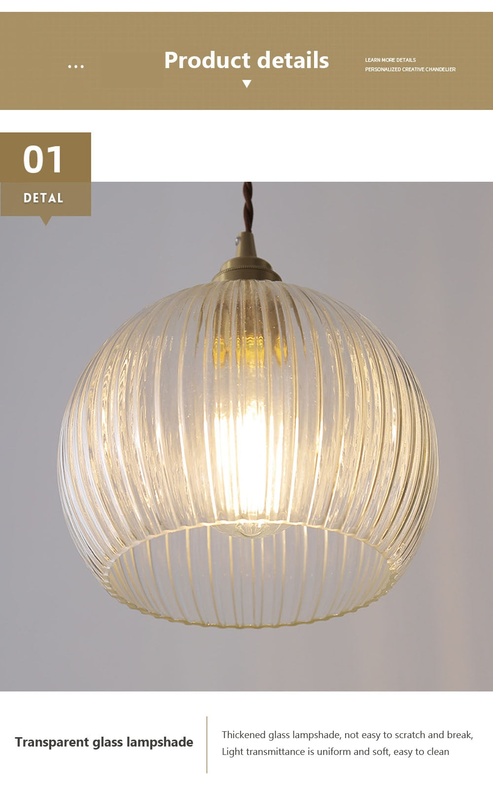 Elegant LED Hanging Lamp for Living Room, Bedroom & Restaurant Décor
