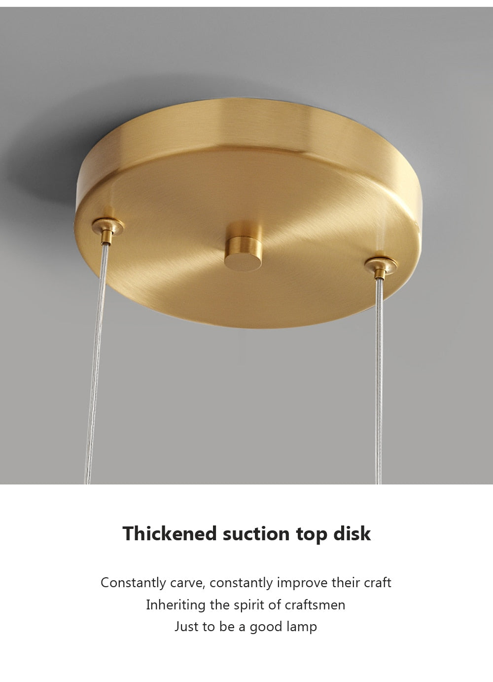 Modern LED Hanging Lamp with Iron Finish for Dining Room, Kitchen & Bedroom