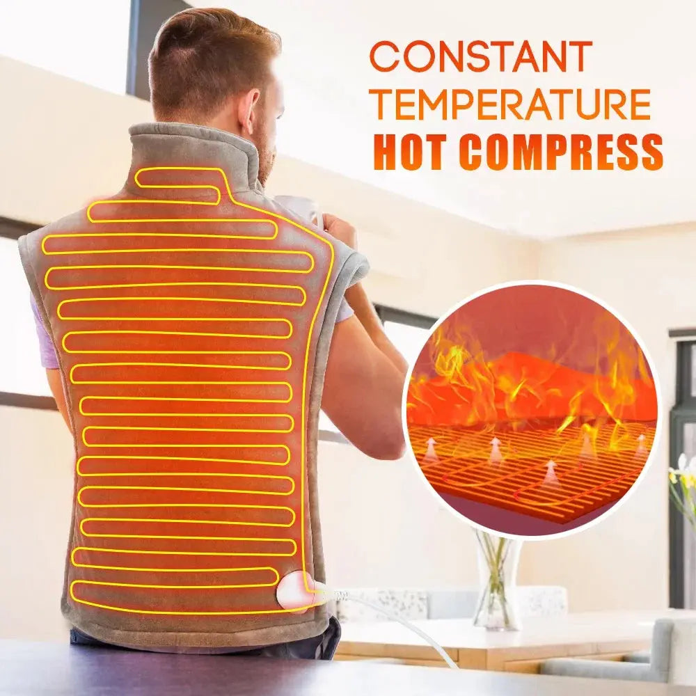 Electric Heated Pad for Neck and Shoulders Winter Body Warmer venvolt