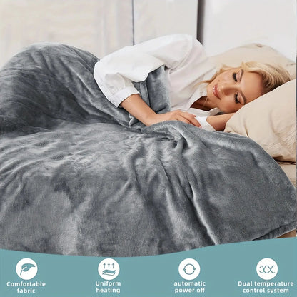 Heated Blanket-Electric Blanket,Soft Heated Throw Blanket with 6 Heating Levels venvolt