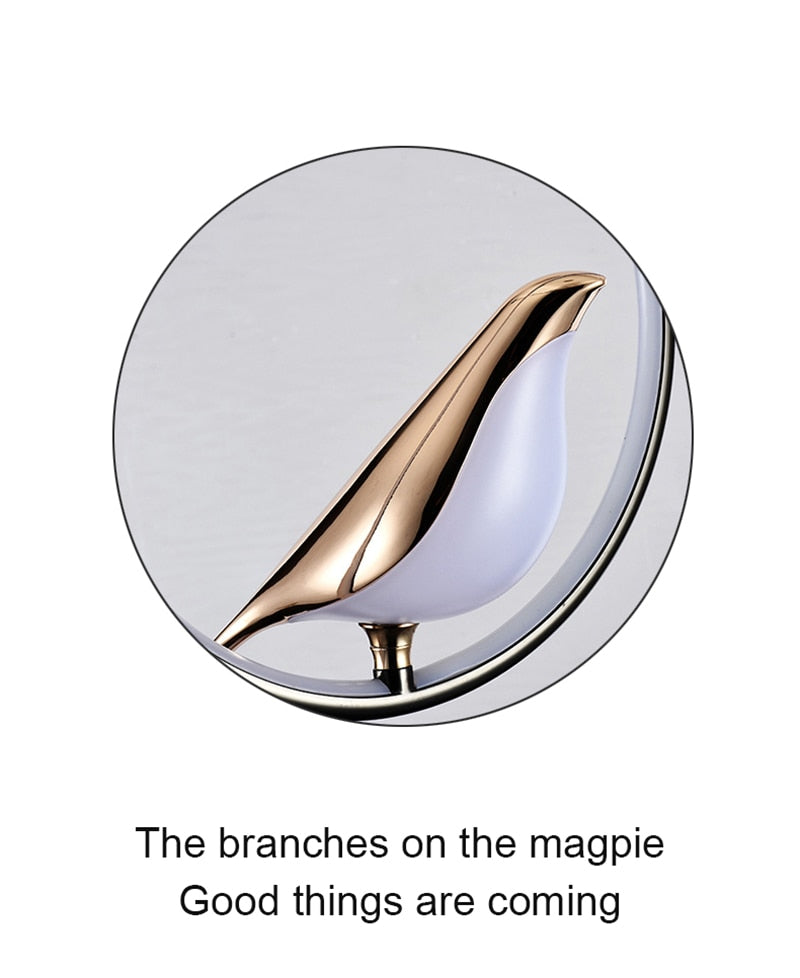 Nordic LED Wall & Pendant Lamp – Modern Metal Magpie Light Fixture