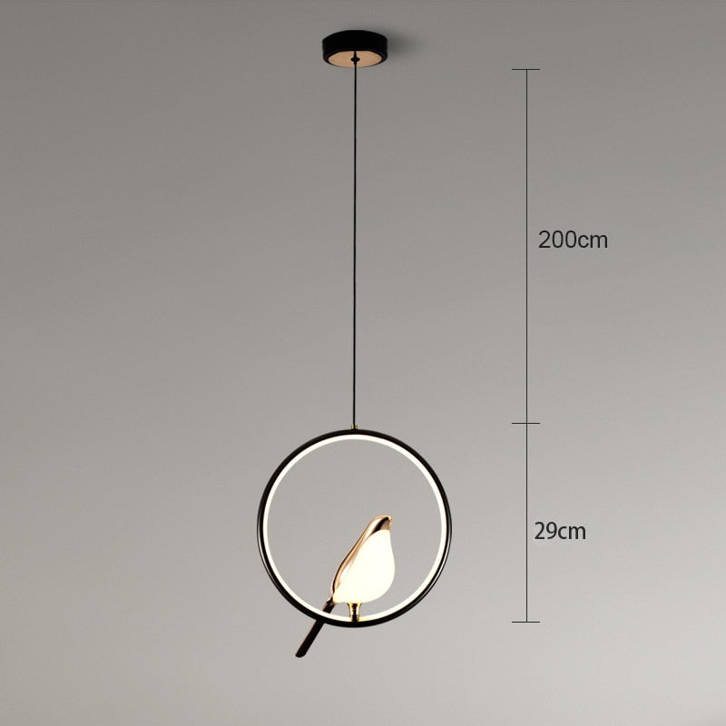 Nordic LED Wall & Pendant Lamp – Modern Metal Magpie Light Fixture