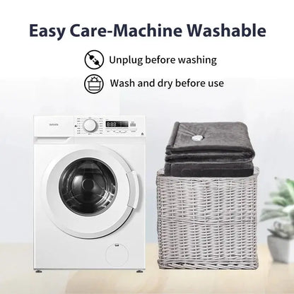 All Season Flannel Heating Blanket Wearable Sleeves venvolt