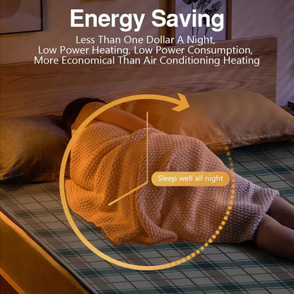 Heated Blanket 220V Thicken Thermostat Electric Blankets venvolt