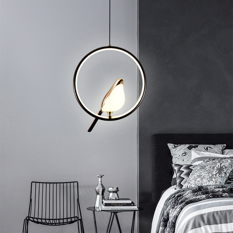 Nordic LED Wall & Pendant Lamp – Modern Metal Magpie Light Fixture