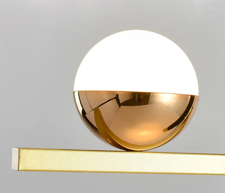 Modern Minimalist LED Pendant Light – 4-Head Adjustable Hanging Lamp with Remote Control