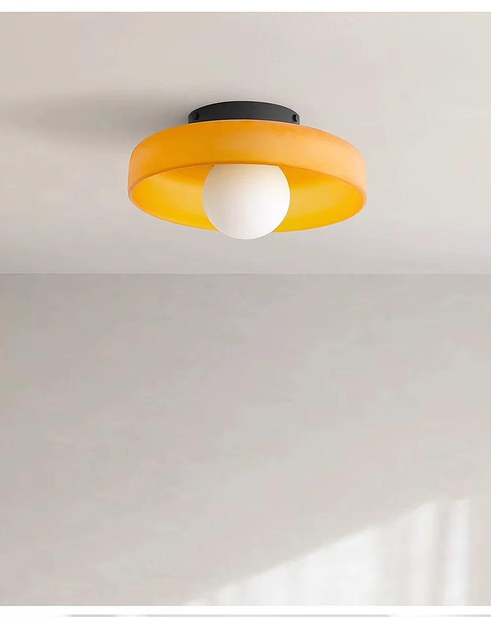 Solara Glass Ceiling Light – Modern LED Flush Mount Lighting for Home & Interior Decor