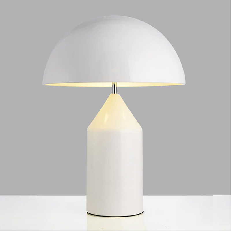 Plug-in or Wireless LED Lamp in Gold, White & Black