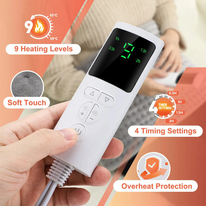 Electric Heating Pads for Cramps Winter Heater Mat For Office Sofa Beds Waist Back Warmer Blankets Camping 110V 220V Washable venvolt