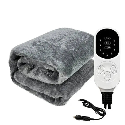 Heated Blanket Electric: Washable 12V Heated Travel Blanket for Car venvolt