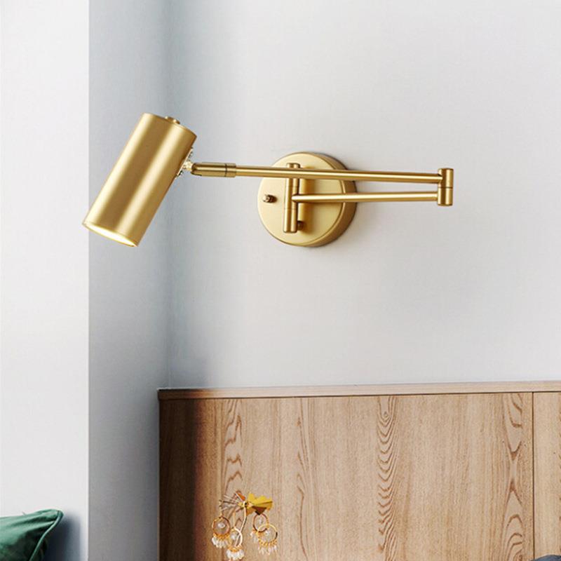 Adjustable Swing Long Arm LED Wall Lamp for Bedroom, Reading & Interior Decor