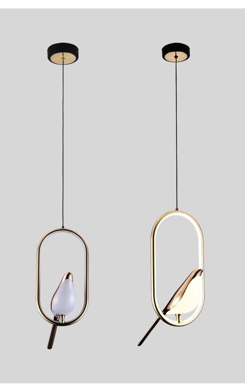 Nordic LED Wall & Pendant Lamp – Modern Metal Magpie Light Fixture
