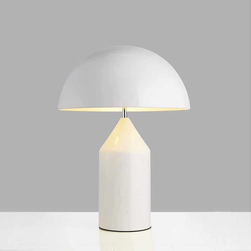 Plug-in or Wireless LED Lamp in Gold, White & Black