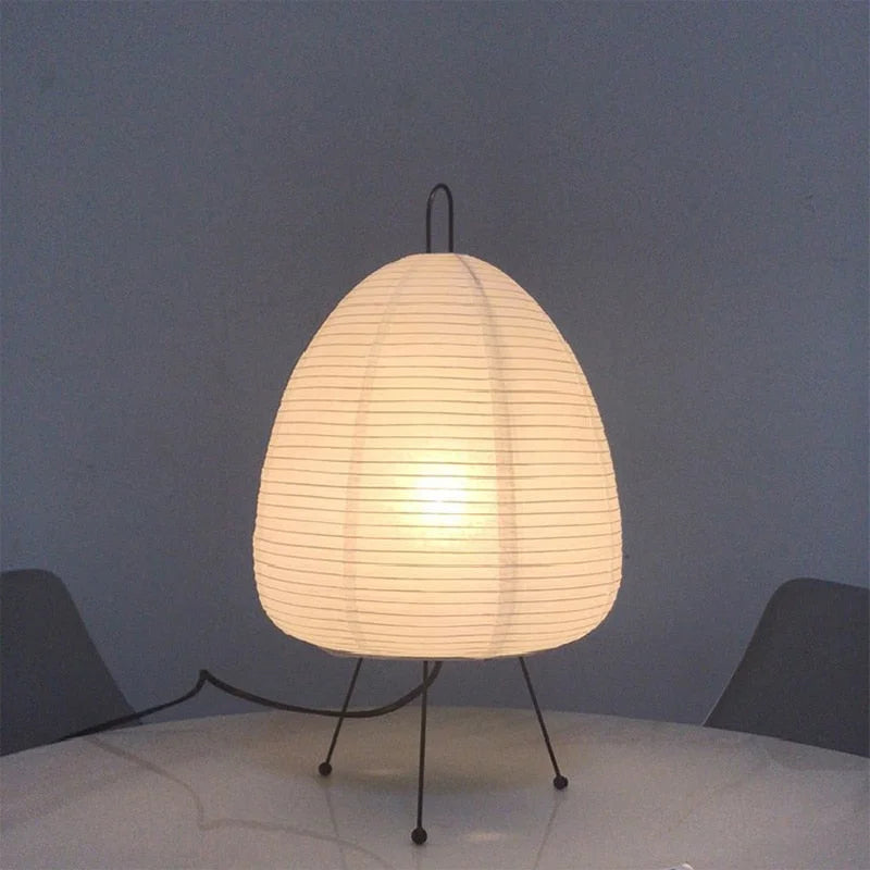 Noguchi Style Akari Lamp – Modern Japanese Paper Lantern Floor Light, Minimalist Handmade Lighting