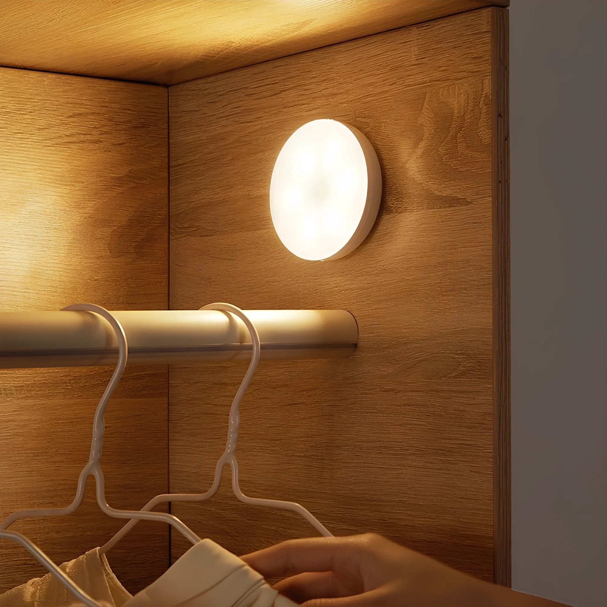 USB Rechargeable & Battery Powered Motion-Activated Lamp for Home