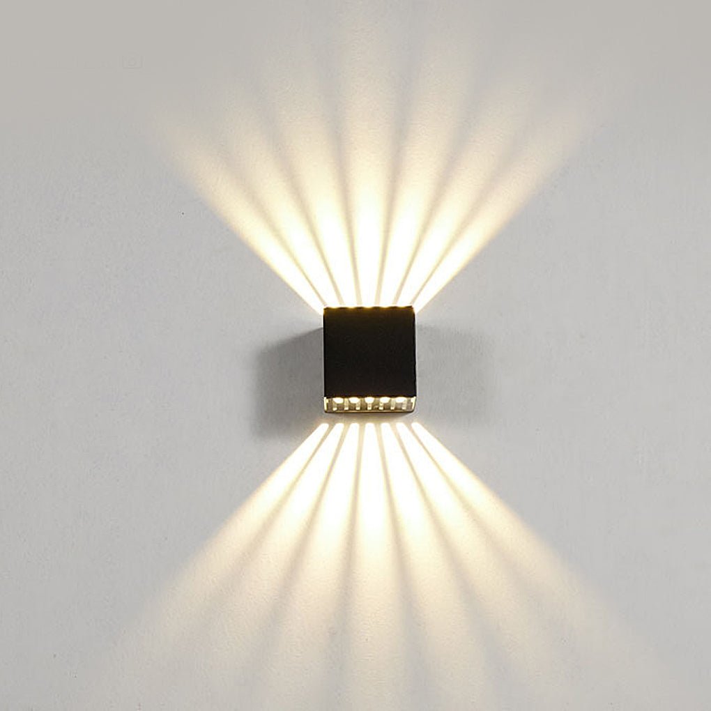 Creative LED Up and Down Wall Light – Modern Waterproof Outdoor Wall Sconce Lighting for Porch, Patio & Building Facade
