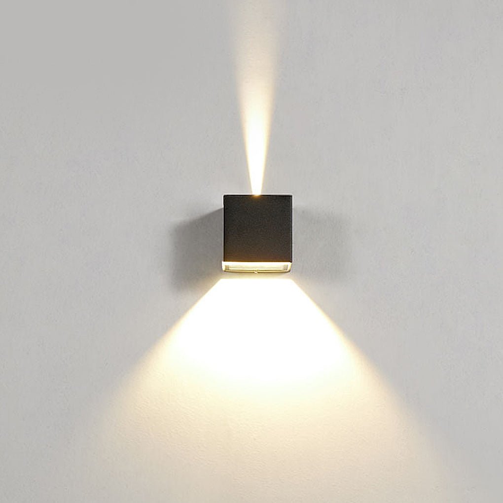 Creative LED Up and Down Wall Light – Modern Waterproof Outdoor Wall Sconce Lighting for Porch, Patio & Building Facade