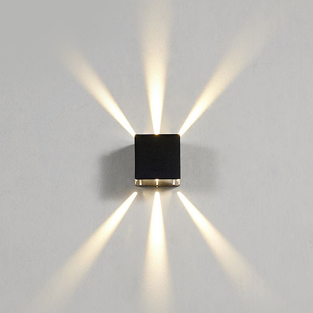 Creative LED Up and Down Wall Light – Modern Waterproof Outdoor Wall Sconce Lighting for Porch, Patio & Building Facade