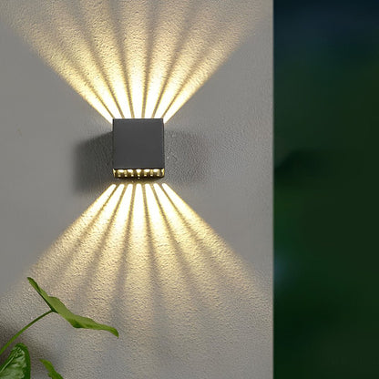 Creative LED Up and Down Wall Light – Modern Waterproof Outdoor Wall Sconce Lighting for Porch, Patio & Building Facade