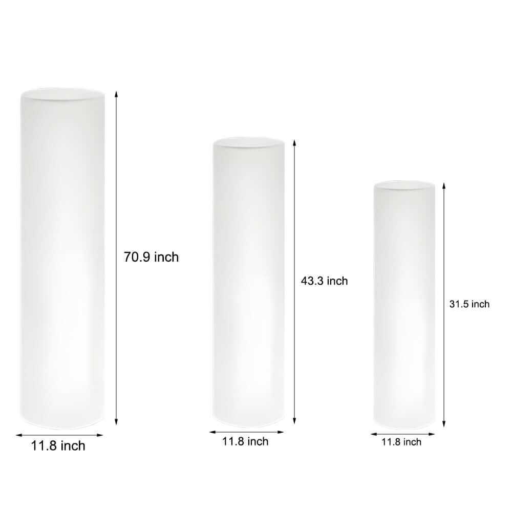 RGB Color Changing Waterproof Column Light – Wired, Rechargeable & Solar Options