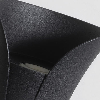 Curved LED Up & Down Wall Lights – Waterproof Modern Outdoor Lighting for Home & Building Facades