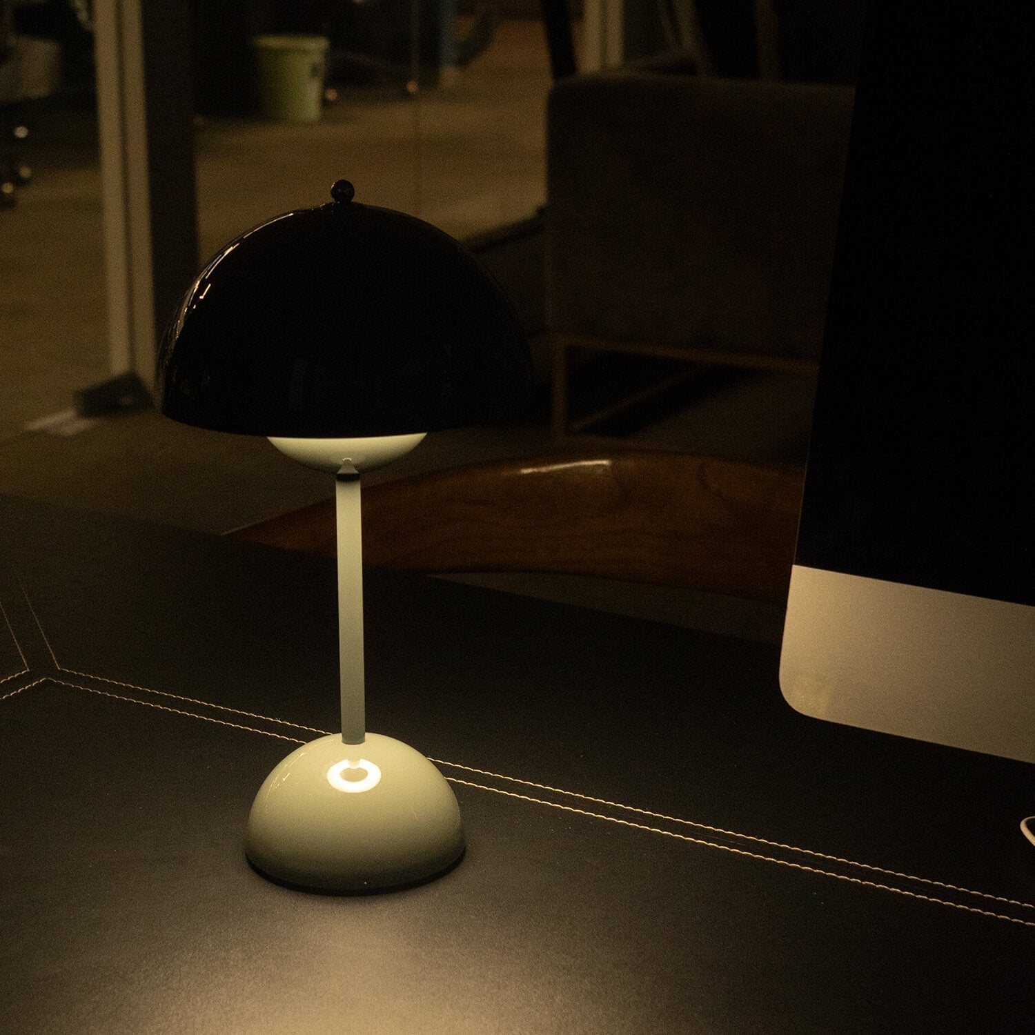 Dimmable Polycarbonate & Steel Light for Bedroom, Living Room & Office