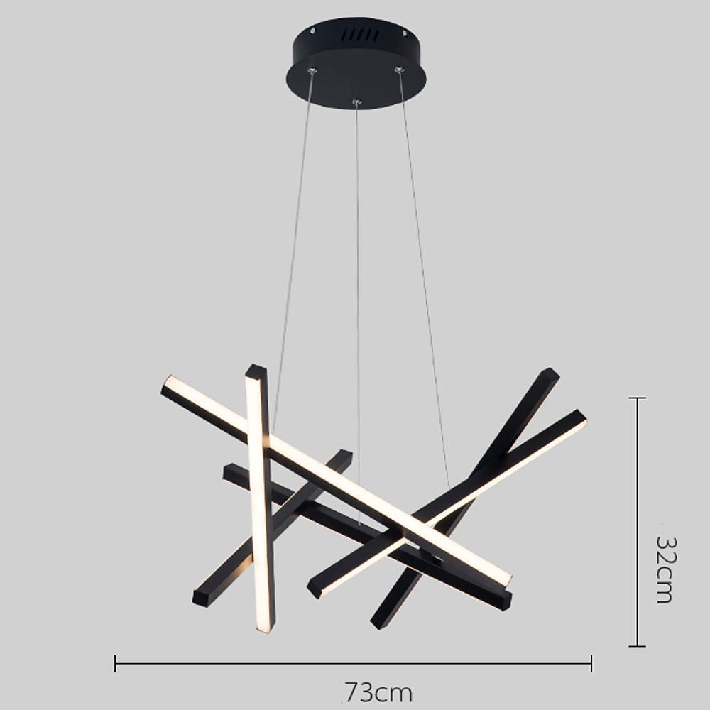8-light Modern LED Sputnik Chandelier Stylish Ceiling Lighting venvolt