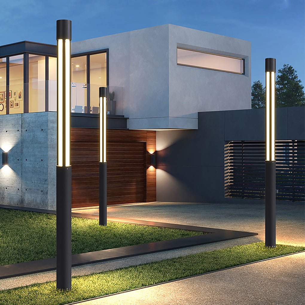 Modern Black Outdoor Landscape Lighting