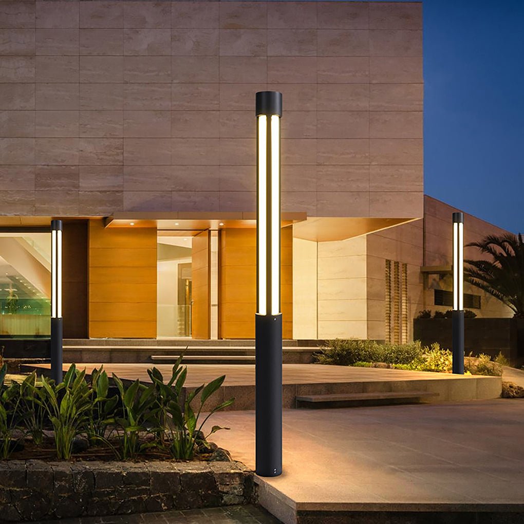 Modern Black Outdoor Landscape Lighting