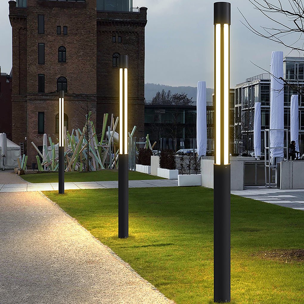 Modern Black Outdoor Landscape Lighting