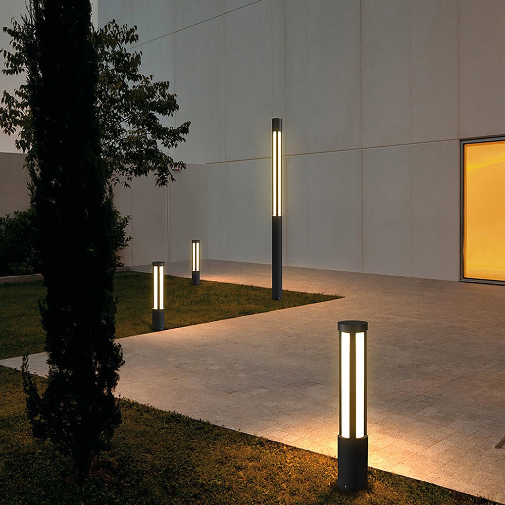 Modern Black Outdoor Landscape Lighting