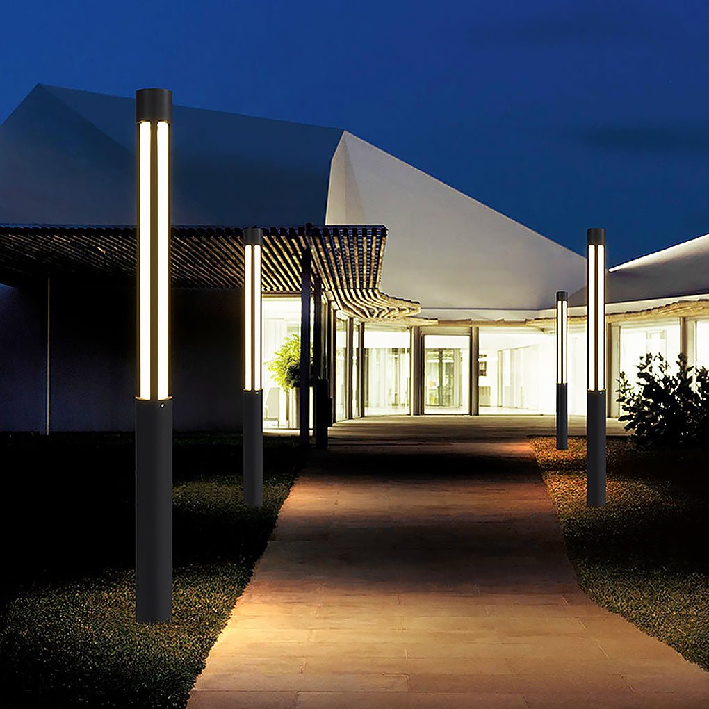 Modern Black Outdoor Landscape Lighting