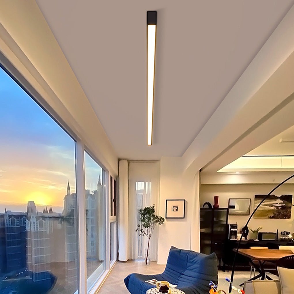 Dimmable Modern Flush Mount Lamp with Remote Control