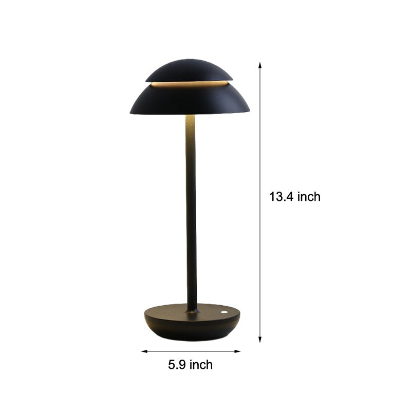 Modern Double Dome LED Accent Table Lamp Touch on/off venvolt