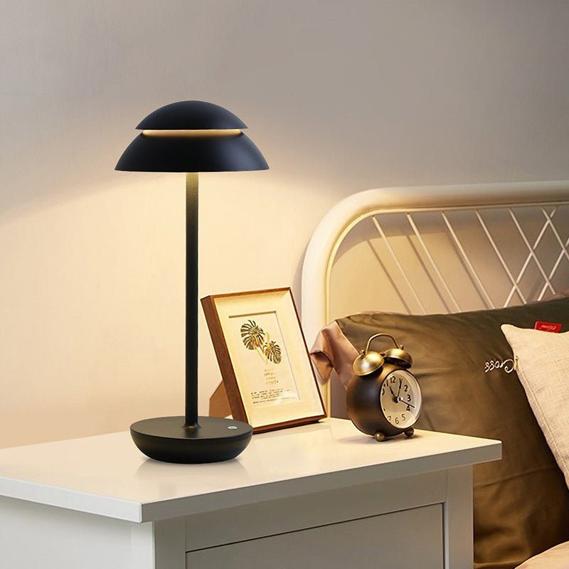 Modern Double Dome LED Accent Table Lamp Touch on/off venvolt