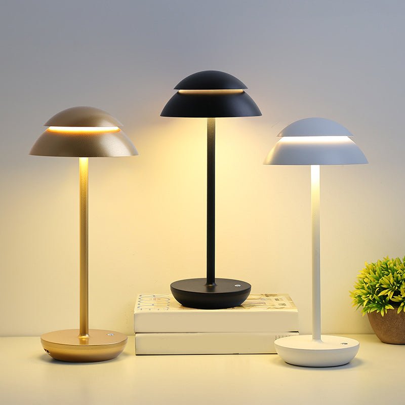 Modern Double Dome LED Accent Table Lamp Touch on/off venvolt