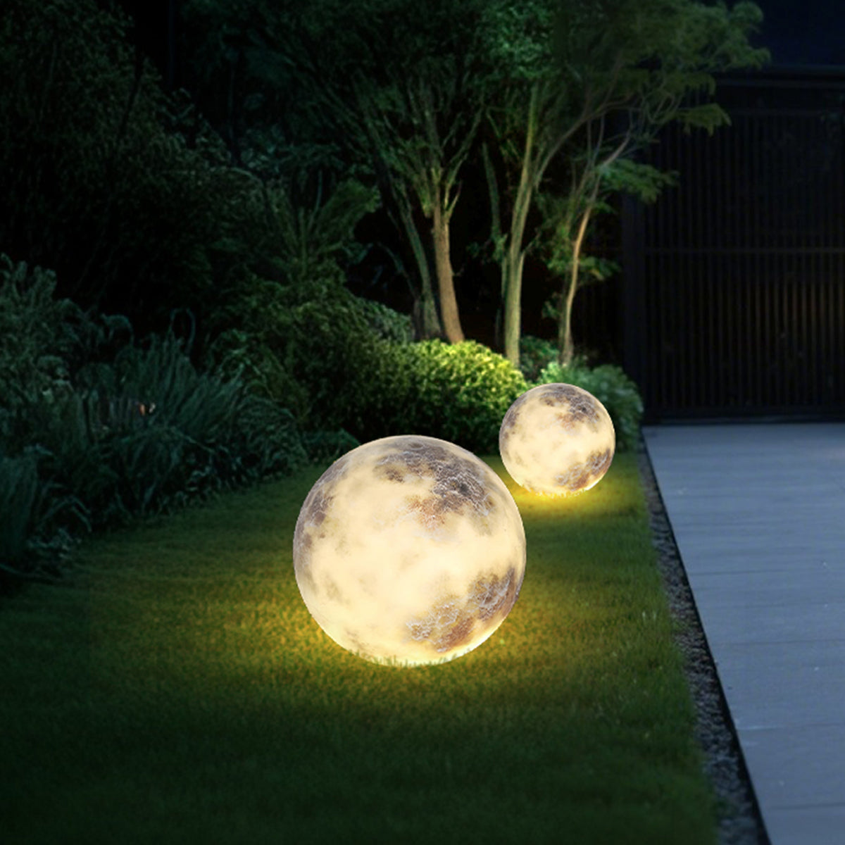 Dreamy Moon Glass Lawn Light – Waterproof LED Luminous Outdoor Lamp for Garden, Patio & Pathway venvolt