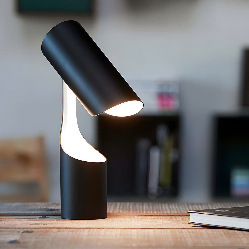 Adjustable Cylinder Design Modern Table Light