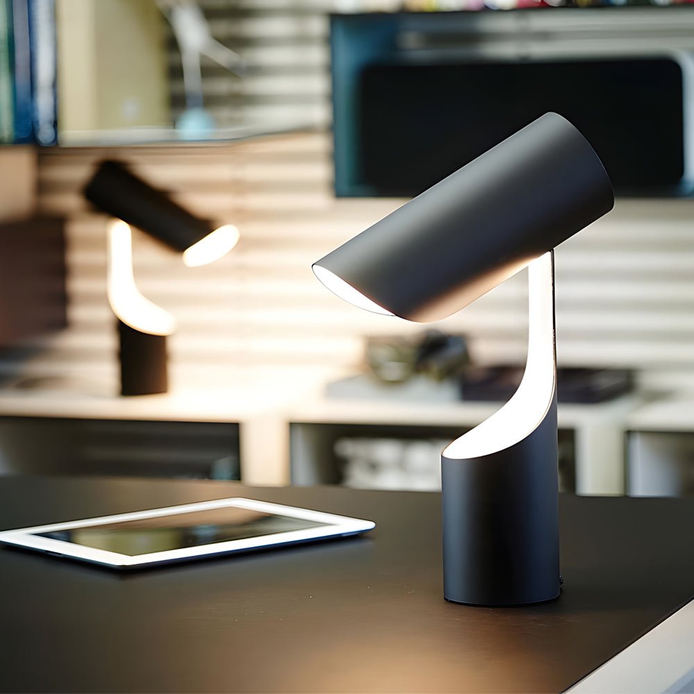 Adjustable Cylinder Design Modern Table Light