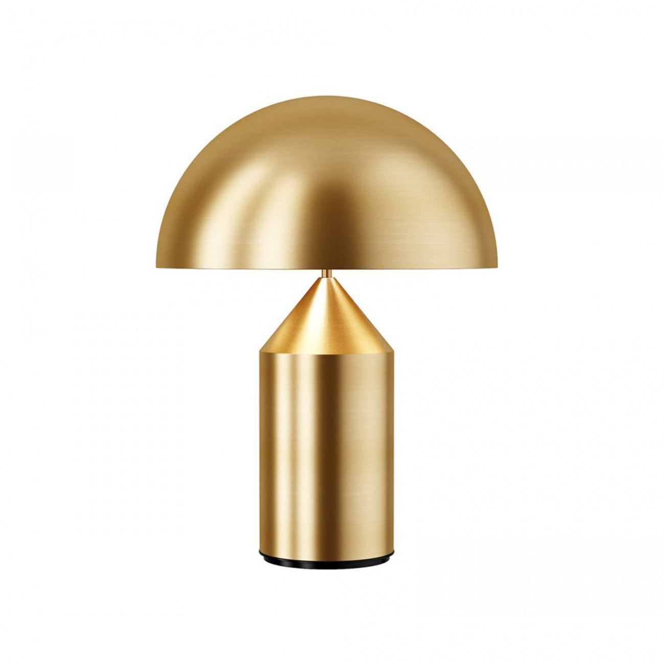 Plug-in or Wireless LED Lamp in Gold, White & Black