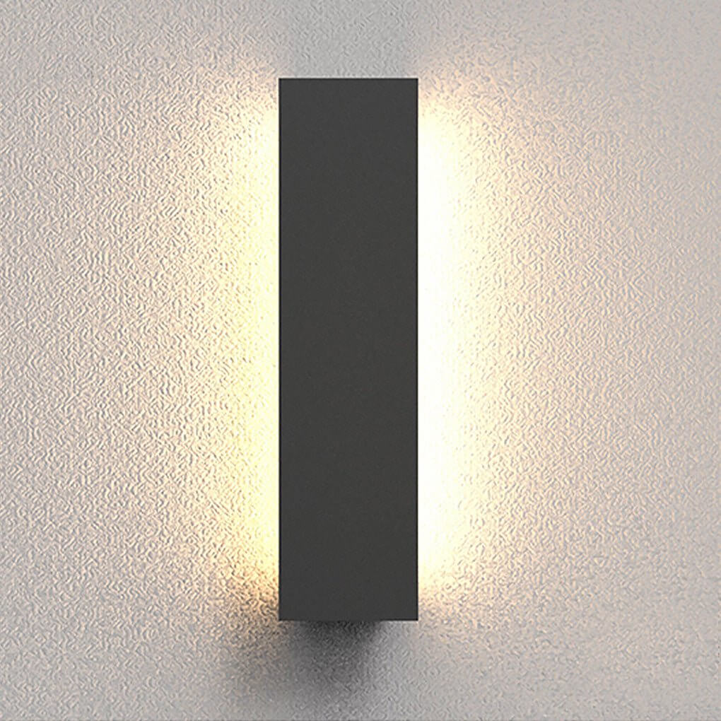 Waterproof LED Rectangular Wall Light – Outdoor Minimalist Bar Lamp for Home