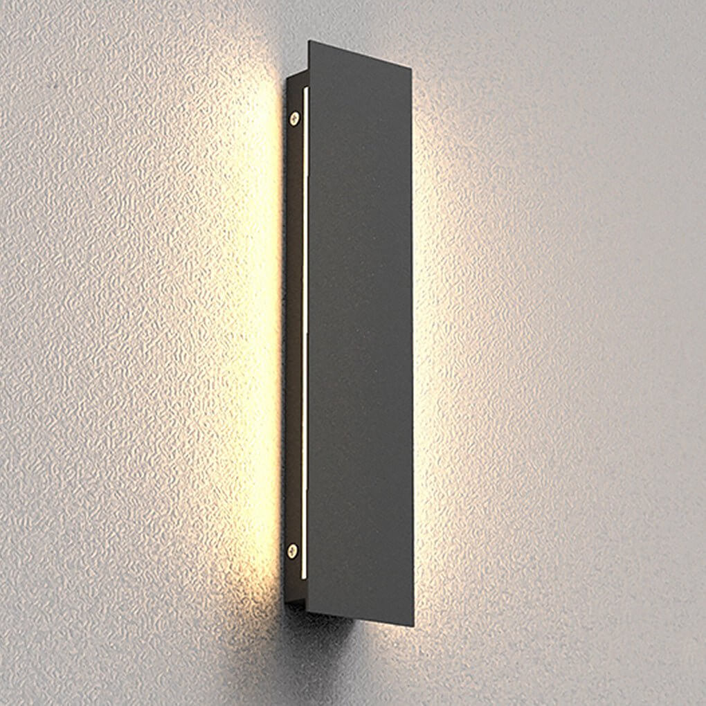 Waterproof LED Rectangular Wall Light – Outdoor Minimalist Bar Lamp for Home