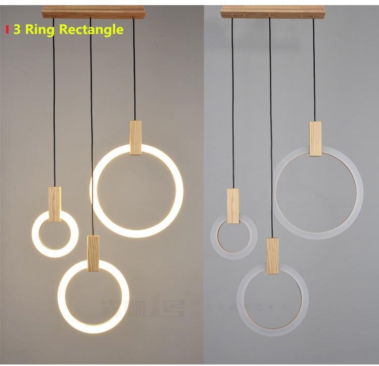 Multi-Ring LED Ceiling Light for Staircase, Dining & Living Room