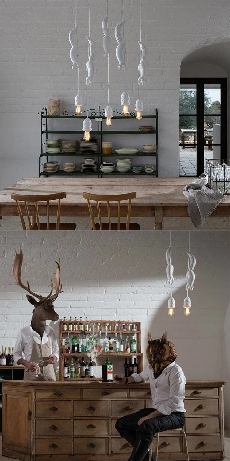 Creative Animal Ceiling Lamp for Kids Room