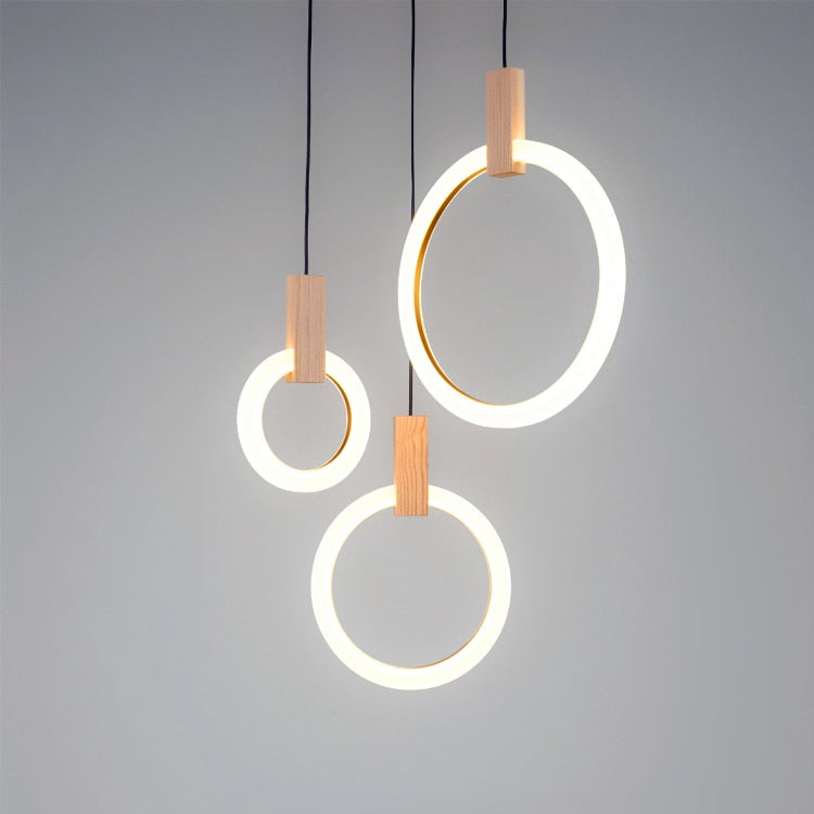 Multi-Ring LED Ceiling Light for Staircase, Dining & Living Room