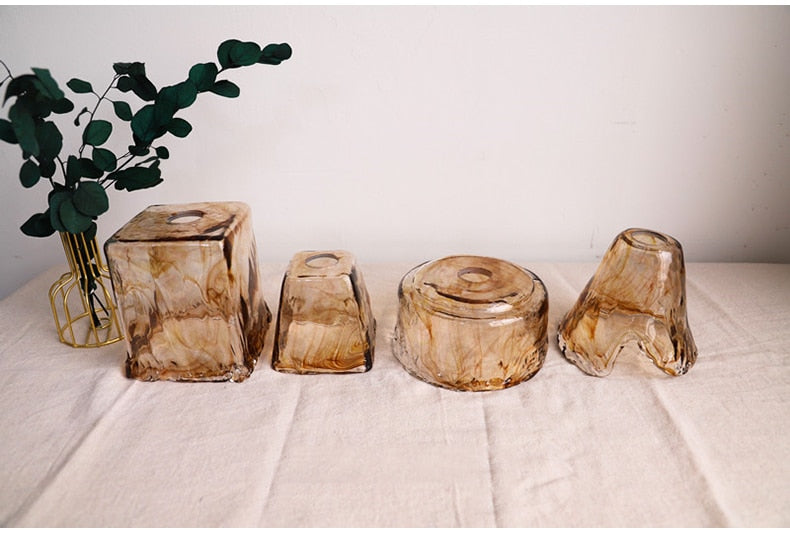 Nordic Modern Brass Glass Pendant Light for Kitchen, Dining Room & Bedroom