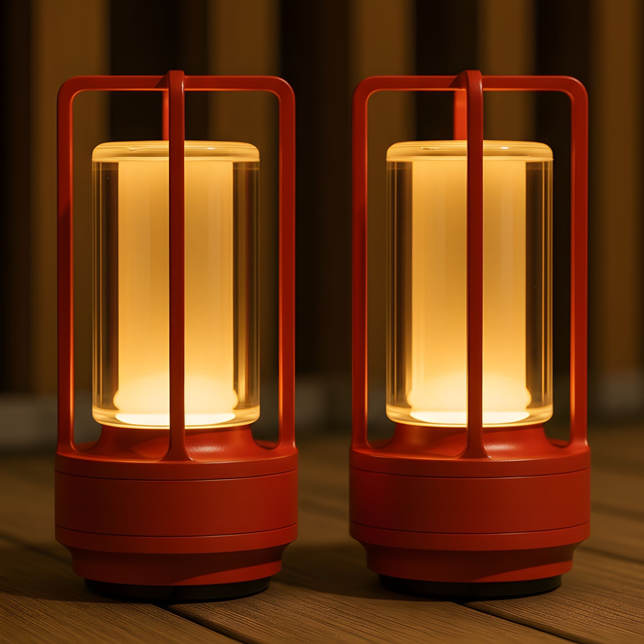 Modern Crystal Lantern  Table Lamp – Golden Frame LED Ambient Light for Bedroom